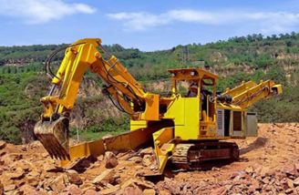 Mucking Rock Loader Tire Temperature And Pressure